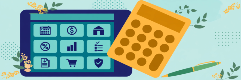 BAS form with calculator, illustration for the Australia BAS GST calculator